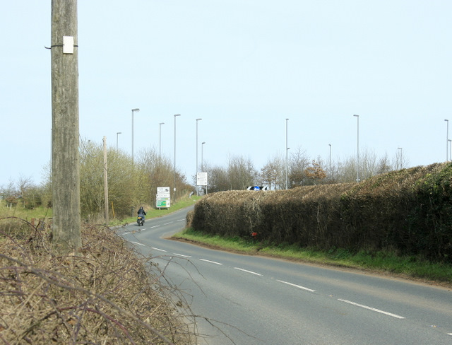 File:A368, near the Chelwood Roundabout - Geograph - 1222964.jpg