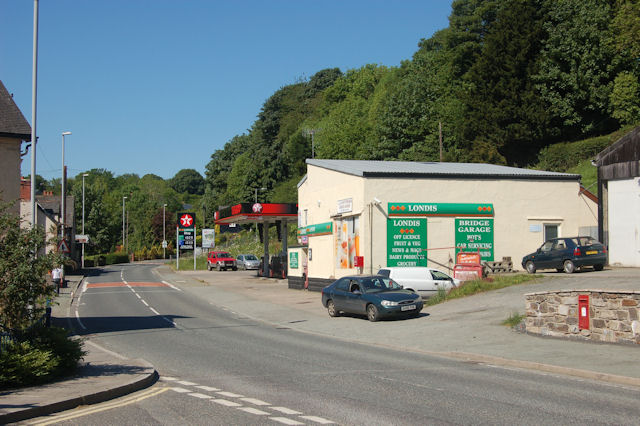 File:Petrol station and store on A483.jpg