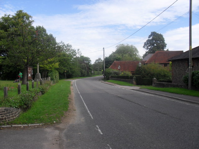 File:Road running through Greatham in... (C) Liz 'n' Jim - Geograph - 2048327.jpg