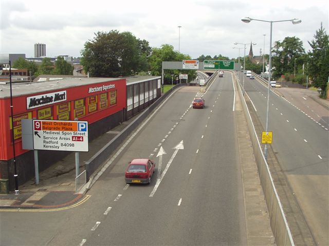 File:A4053 Coventry Ring Road Junction 9 - Coppermine - 13252.jpg