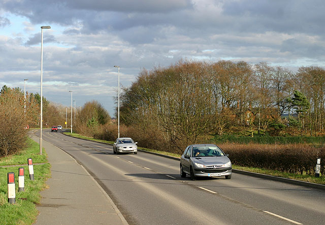 File:A6075 near Thoresby Colliery - Geograph - 349338.jpg