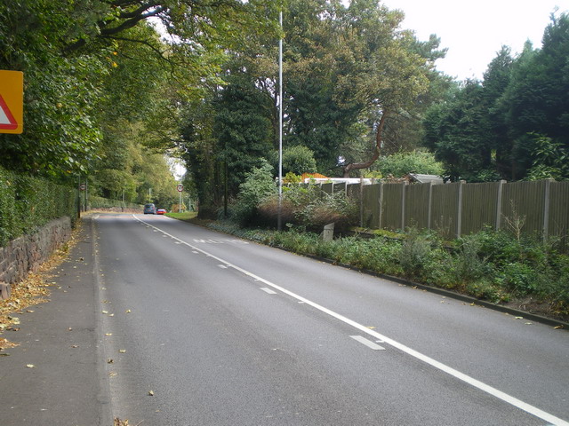 File:The Tettenhall milepost in its setting - Geograph - 1506244.jpg