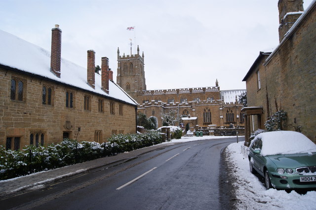 File:All Saints Church and the former Grammar School Martock - Geograph - 1662962.jpg