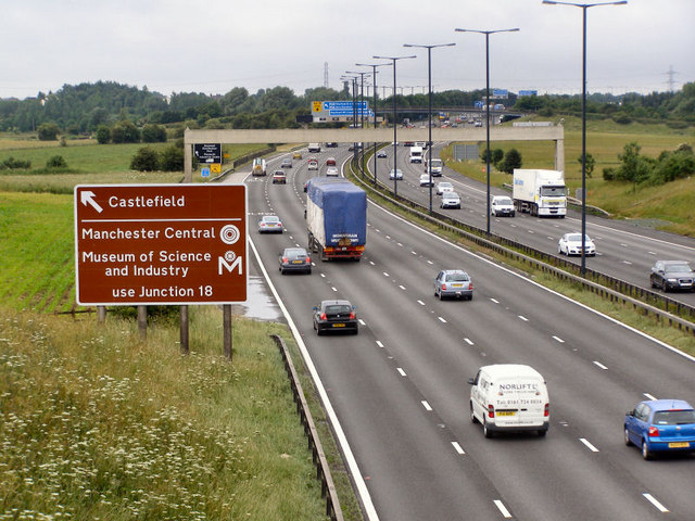 File:M62 Between Birch and Simister - Geograph - 1940616.jpg