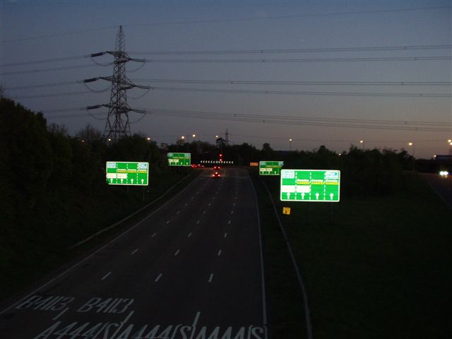 File:A444 Southbound Approach to M6 Junction 3 Roundabout - Coppermine - 11454.jpg