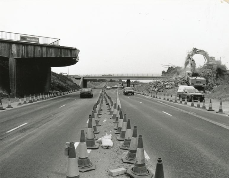 File:M3 Upgrade Hocombe Road Bridge Demolition.jpg