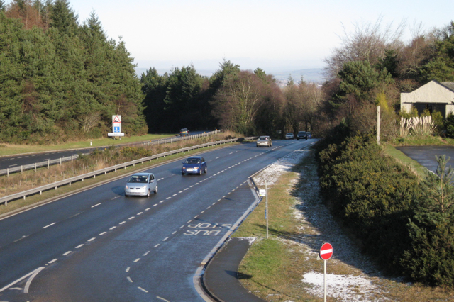 File:A380 at the top of Telegraph Hill - Geograph - 1651531.jpg