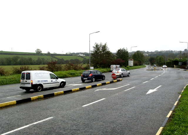 File:Fivemilebridge road junction - Geograph - 594349.jpg