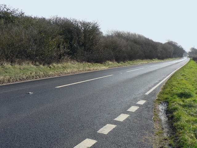 File:The B4265 to Llantwit Major from Bridgend - Geograph - 1157791.jpg