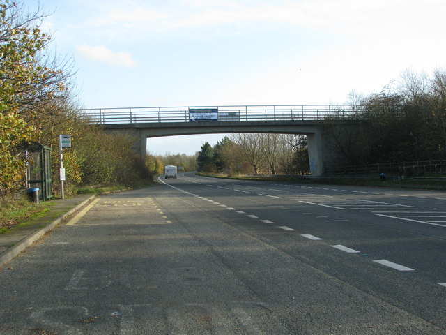 File:Bridge over the A4074 near Dorchester - Geograph - 1589518.jpg