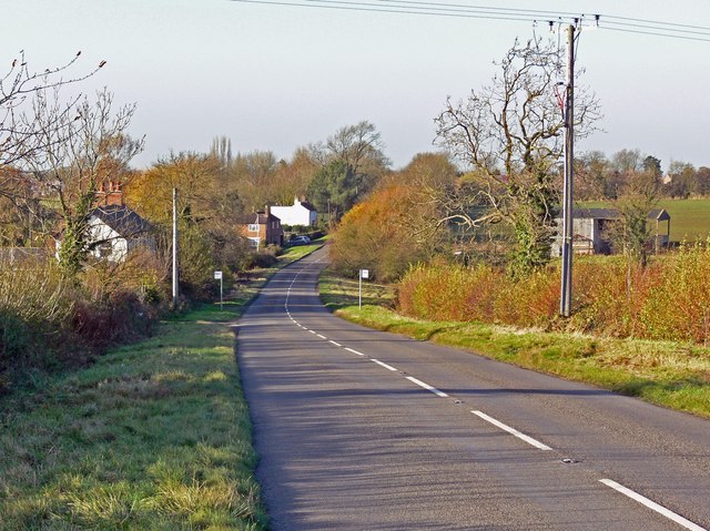 File:Lutterworth Road near Ullesthorpe (C) Mat Fascione - Geograph - 626027.jpg