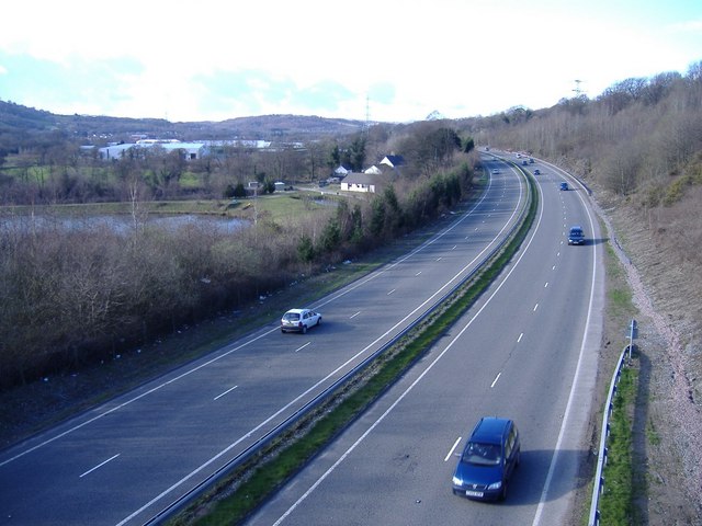 File:The A469 from Caerphilly to Rhymney.jpg