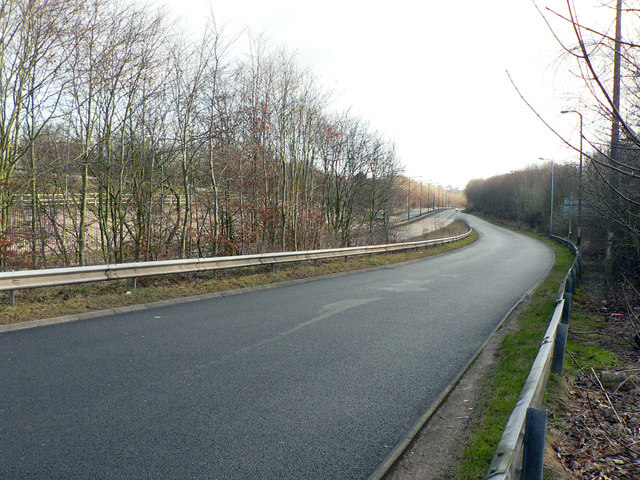 File:Exit from the A4232, Culverhouse Cross, Cardiff - Geograph - 1156466.jpg