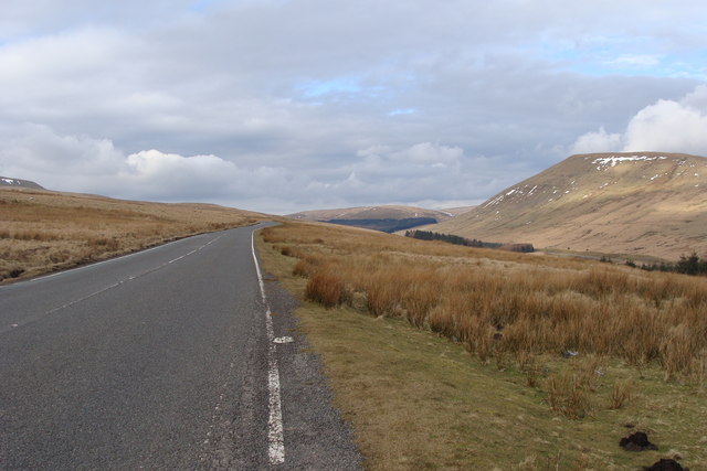 File:The A4059 towards Brecon - Geograph - 1169684.jpg