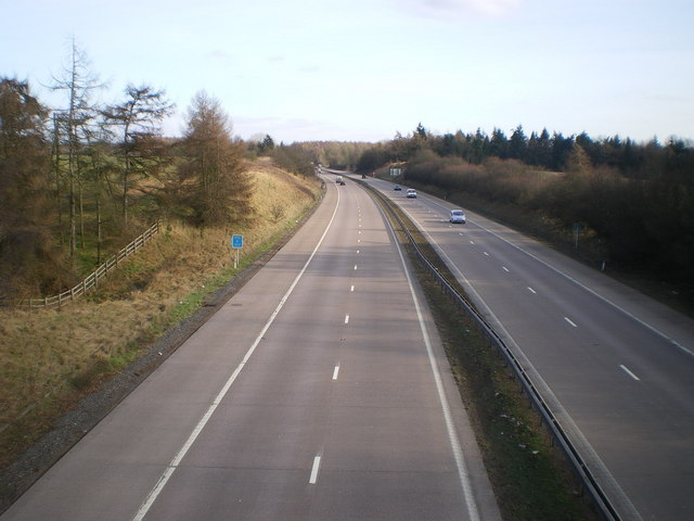 File:The M54 - southeast-wards - Geograph - 1732312.jpg
