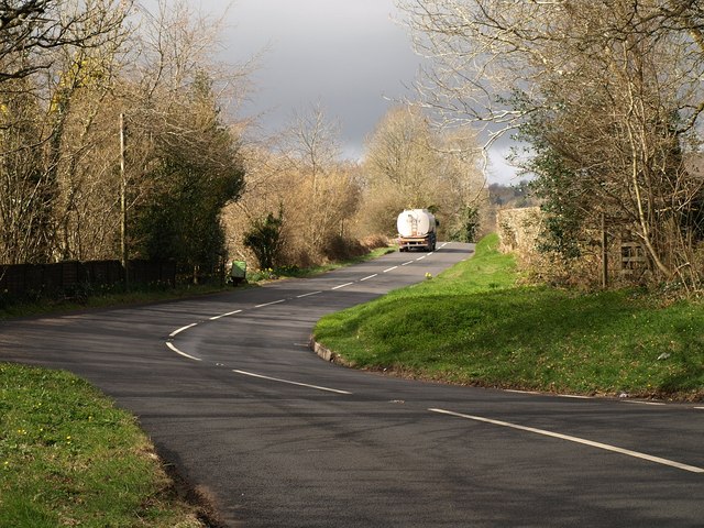 File:A382 in the Wray valley - Geograph - 1228454.jpg