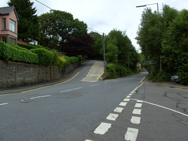 File:Argoed road junction - Geograph - 487007.jpg