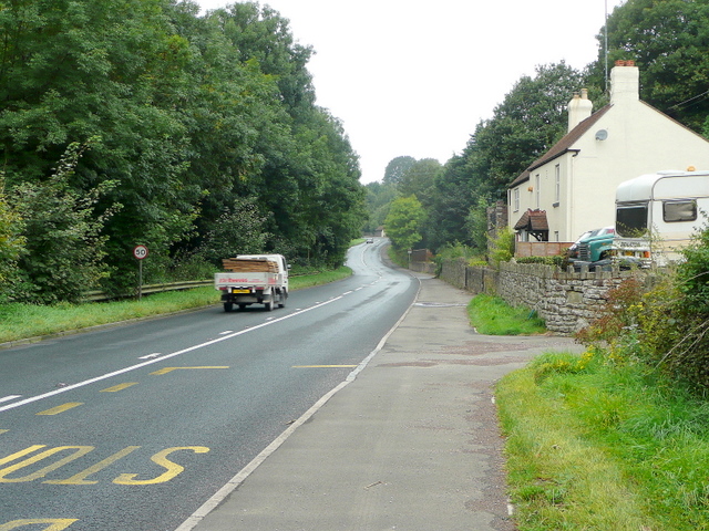 File:A4136 at Little London - Geograph - 1470149.jpg