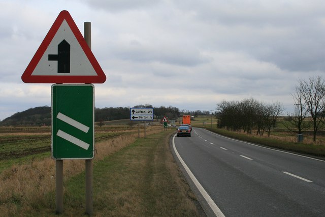 File:Various signs for Barton - Geograph - 1722204.jpg