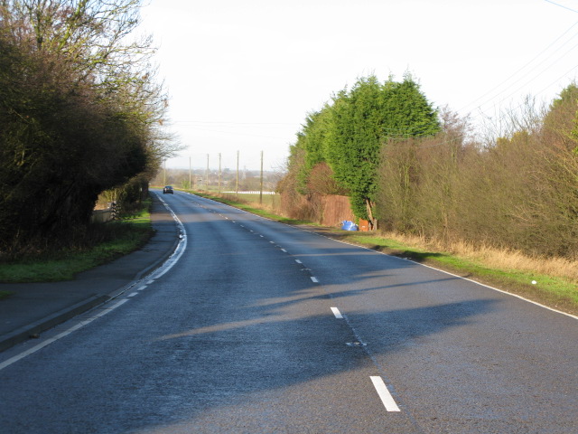 File:View along the A20 Ashford Road - Geograph - 1667053.jpg