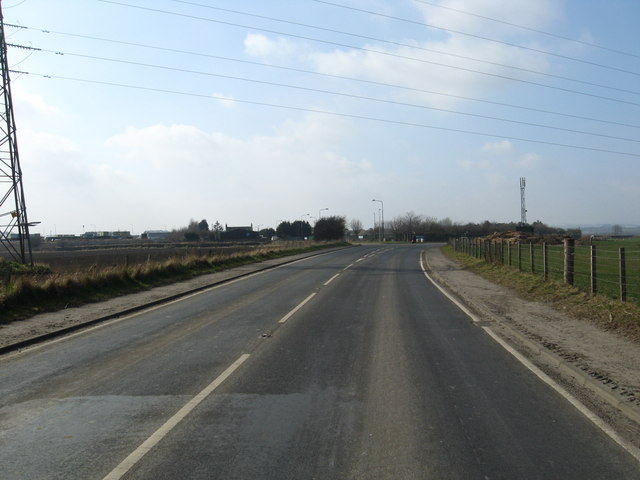 File:The B7015 heading towards East Calder - Geograph - 1214171.jpg