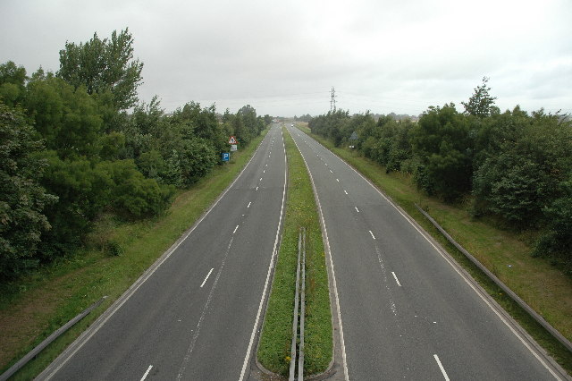 File:A49, Winwick, near Warrington - Geograph - 27314.jpg