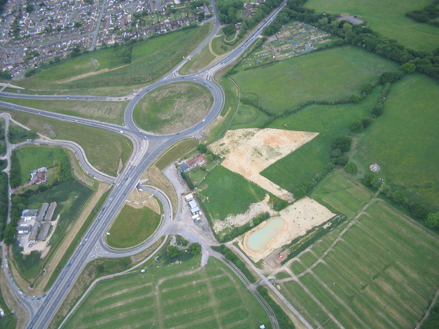 File:New Cophall roundabout at Polegate - Geograph - 355862.jpg