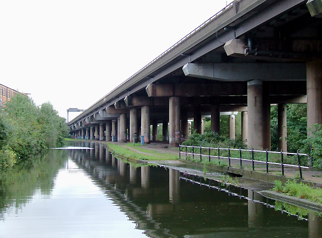 File:Birmingham and Fazeley Canal near Gravelly Hill, Birmingham - Geograph - 1740068.jpg