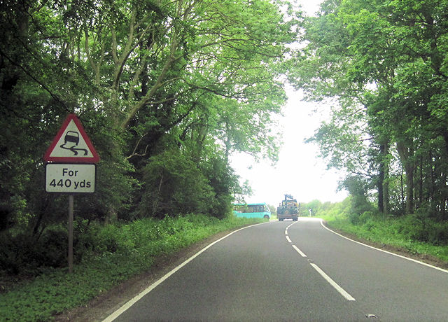 File:A1104 west at Ulceby Lodge (C) John Firth - Geograph - 3005554.jpg