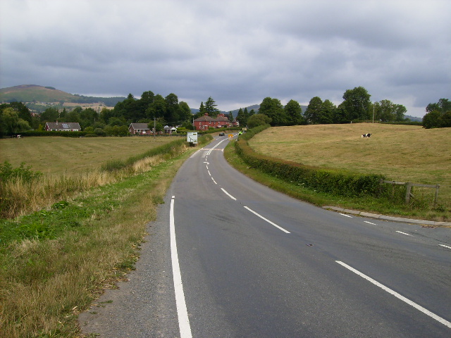 File:Approaching Lydham on the A488.jpg