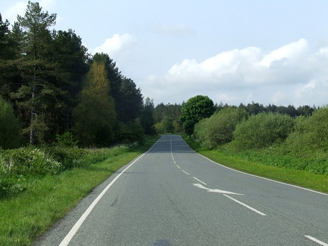 File:A 4080 road outside Newborough (C) Nigel Williams - Geograph - 169089.jpg