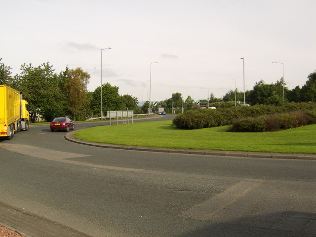 File:Barloan Roundabout - Geograph - 533262.jpg