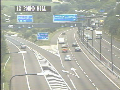 File:M4 Junction 29 looking westbound at the A48(M) diverge - Coppermine - 12075.jpg
