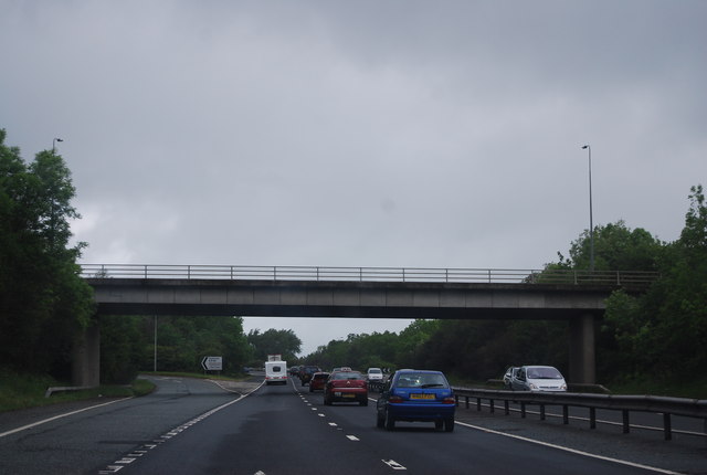 File:A1 - Catterick turn off - Geograph - 2574963.jpg