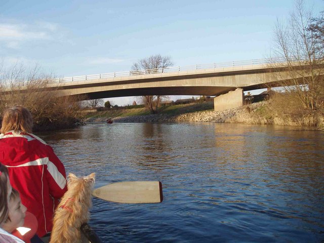 File:Bangor-on-Dee bypass bridge - Geograph - 629672.jpg