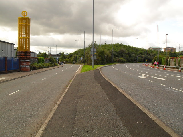File:M3 Offslip - Sydenham Bypass Onslip, Belfast - Geograph - 1444235.jpg
