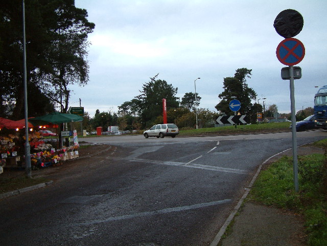 File:A31 roundabout, St. Leonards, Dorset - Geograph - 84702.jpg