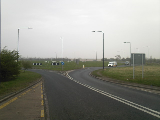 File:Tudworth Roundabout - Geograph - 1238913.jpg