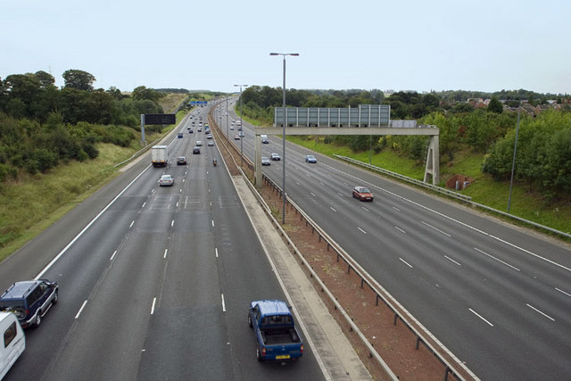 File:Motorway - view towards the south - Geograph - 544173.jpg