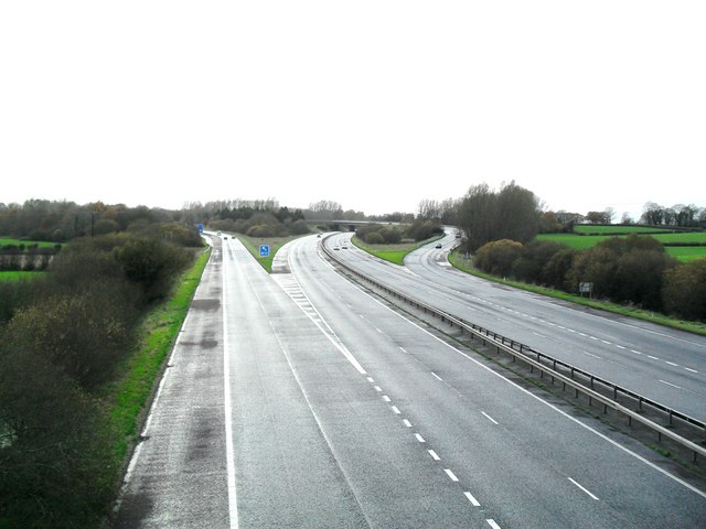 File:The M1 at Ballynacor - Geograph - 1591427.jpg