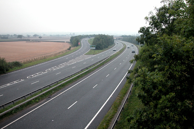 File:A 55 Trunk route at Broughton - Geograph - 47020.jpg