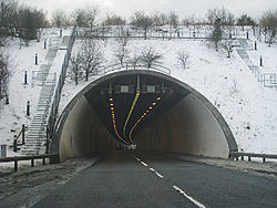 Entering the Roundhill Tunnel - Geograph - 1710411.jpg