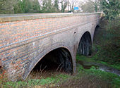 Railway bridge, A45 Dunchurch - Geograph - 1127127.jpg