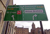Road sign - Warwick Street, Rugby - Geograph - 1676330.jpg