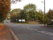 Sharp bend in the A361 - Geograph - 1564576.jpg