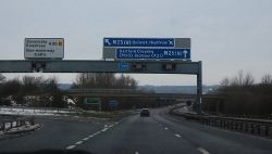 Sevenoaks junction, A21-M25 - Geograph - 2427983.jpg