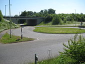 Hemel Hempstead- A414 road at the A41 junction.jpg