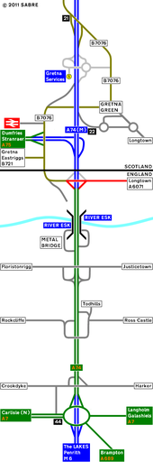 1994 Strip Map of the A74 I - Coppermine - 2268.JPG