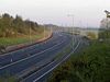 Cones on the A5223 - Geograph - 1257420.jpg