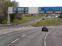 M8 at Junction 12 - Geograph - 2933576.jpg